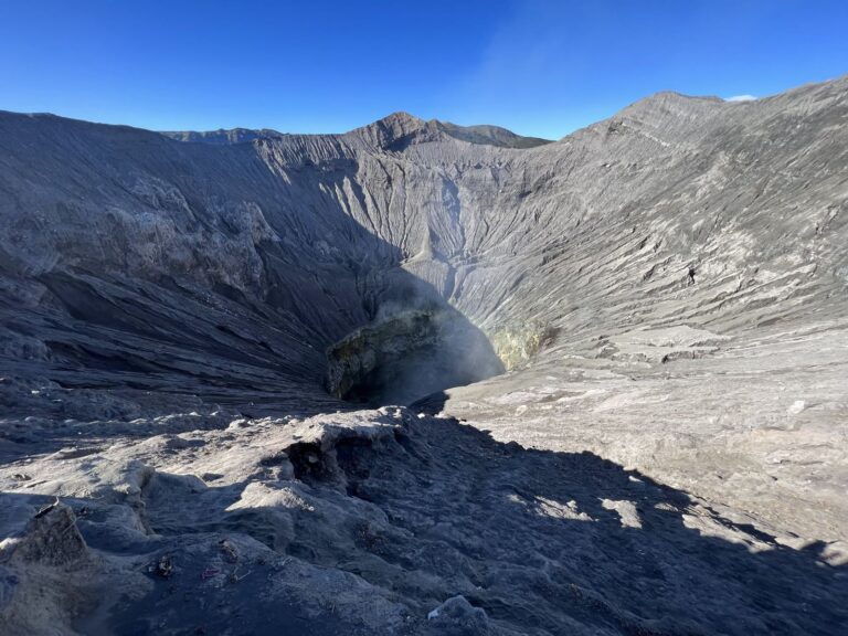 The crater of Mount Bromo