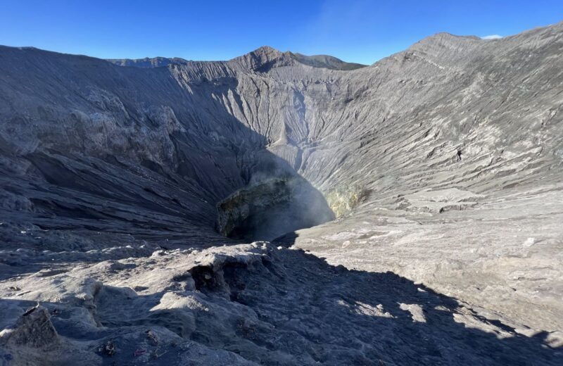 The crater of Mount Bromo