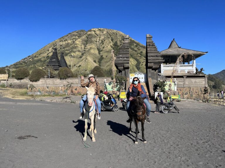 Temple on the Sea of Sand at the foot of Mount Batok