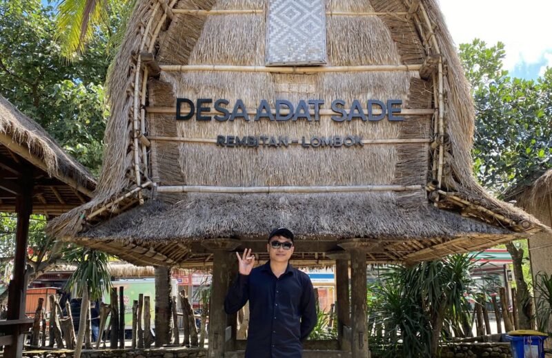 Traditional Sasak village entrance in Lombok